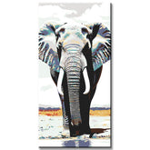 Painting by Numbers Elephant Drinking